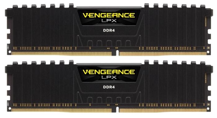 CMK8GX4M2A2666C16 Corsair Vengeance LPX 8GB Kit (2 X 4GB) PC4-21300 DDR4-2666MHz non-ECC Unbuffered CL16 (16-18-18-35) 288-Pin DIMM Memory