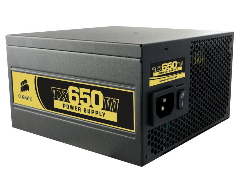 CMPSU-650TX Corsair TX Series 650-Watts ATX 12V 80 Plus Bronze Power Supply