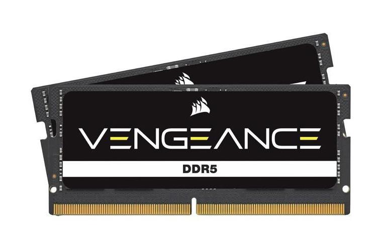 CMSX64GX5M2A4800C40 Corsair Vengeance 64GB Kit (2 x 32GB) PC5-38400 DDR5-4800MHZ ECC CL40 262-Pin SoDIMM 1.1V Dual Rank Memory Module