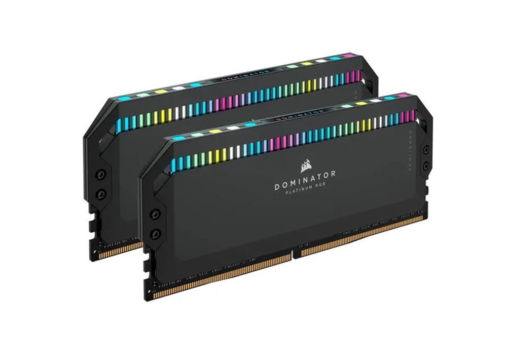 CMT64GX5M2X5600C40 Corsair DOMINATOR RGB 64GB Kit (2 X 32GB) PC5-44800 DDR5-5600MHz Non-ECC Unbuffered CL40-40-40-77 288-Pin UDIMM 1.25V Memory