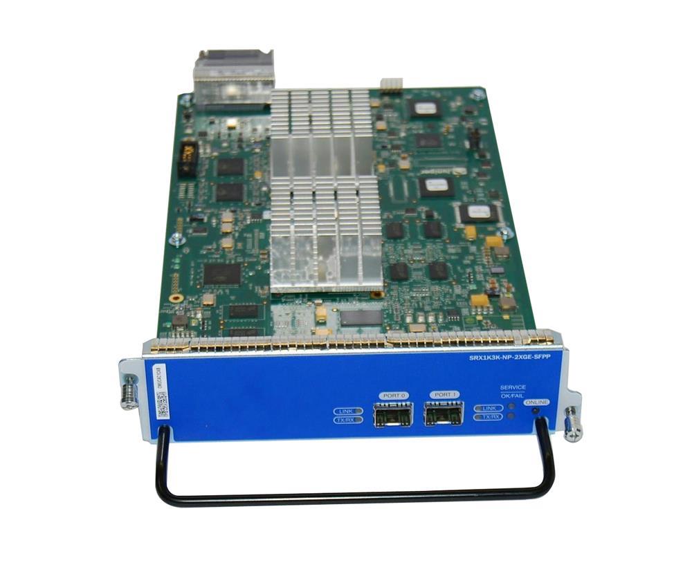 CMUCAC1CAB Juniper 2-Ports 10 Gigabit Ethernet SFP+ integrated NPC and IOC for SRX1K and SRX3K platforms (Refurbished)