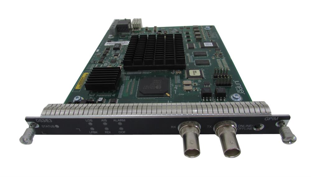 CMUIAAHBAA Juniper 1-Port Clear Channel DS3/E3 GPIM for SRX Single GPIM slot (Refurbished)
