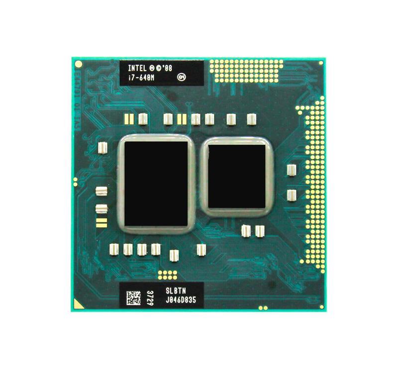 CN80617004152AE Intel Core i7-640M Dual Core 2.80GHz 2.50GT/s DMI 4MB L3 Cache Socket BGA1288 Mobile Processor