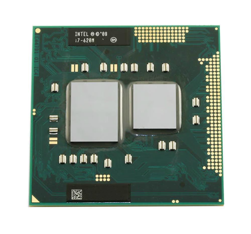 CN80617006930AA Intel Core i7-620M Dual Core 2.66GHz 2.50GT/s DMI 4MB L3 Cache Socket BGA1288 Mobile Processor