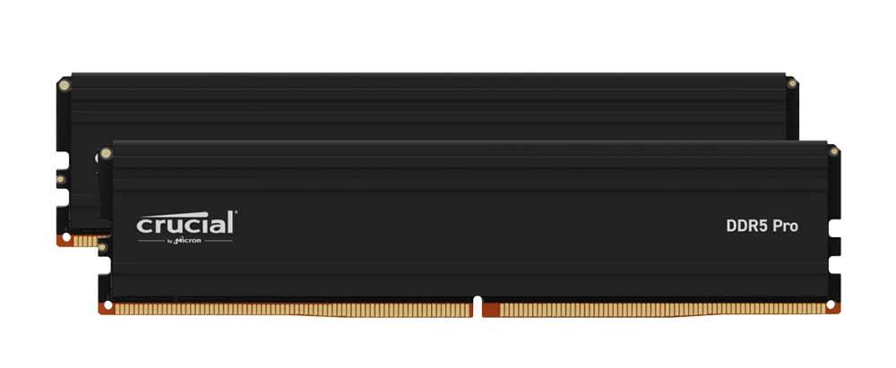 CP2K16G56C46U5 Crucial Pro 32GB Kit (2 X 16GB) PC5-44800 DDR5-5600MHz Non-ECC Unbuffered CL46 288-Pin DIMM 1.1V Single Rank Memory Module