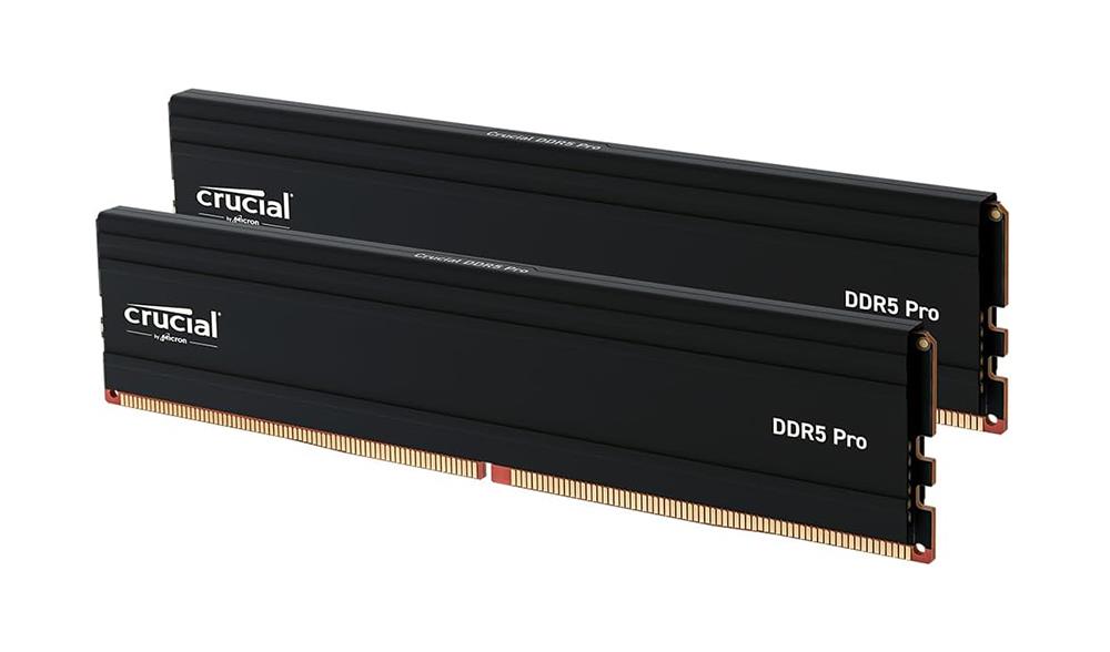 CP2K64G56C46U5 Crucial Pro 128GB Kit (2 X 64GB) PC5-44800 DDR5-5600MHz Non-ECC Unbuffered CL46 288-Pin UDIMM 1.1V Dual Rank Memory