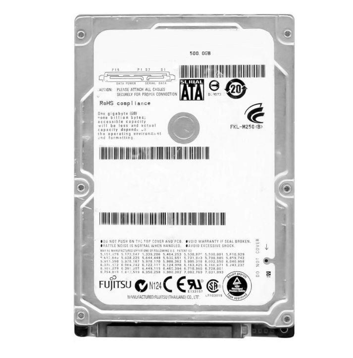 CP642042-XX Fujitsu 500GB 5400RPM SATA 6Gbps 2.5-inch Internal Hard Drive