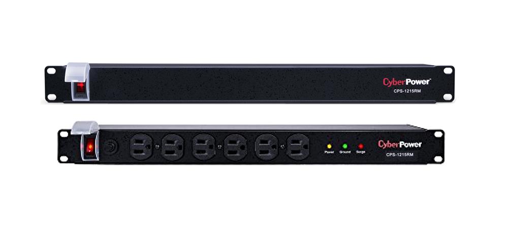 CPS-1215RM Cyber Power 10 x NEMA 5-15R 1800VA 1U Rack-Mount Power Distribution Unit (PDU) (Refurbished)