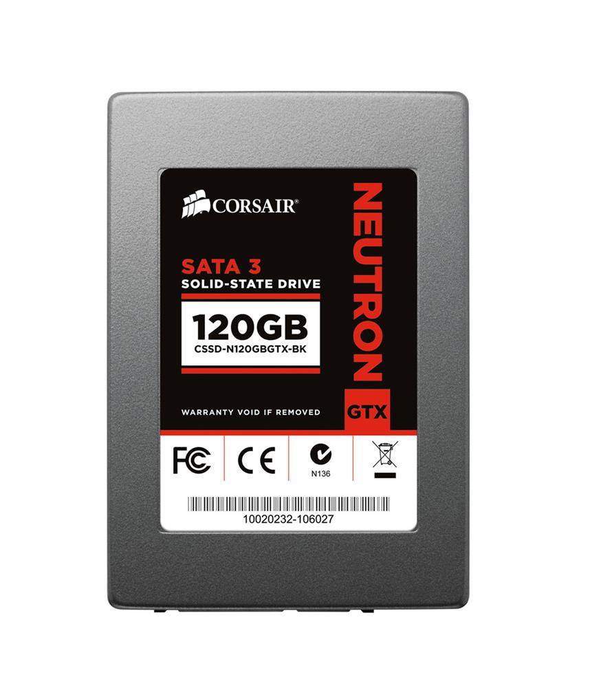 CSSD-N120GBGTX-BK Corsair Neutron GTX Series 120GB MLC SATA 6Gbps 2.5-inch Internal Solid State Drive (SSD)