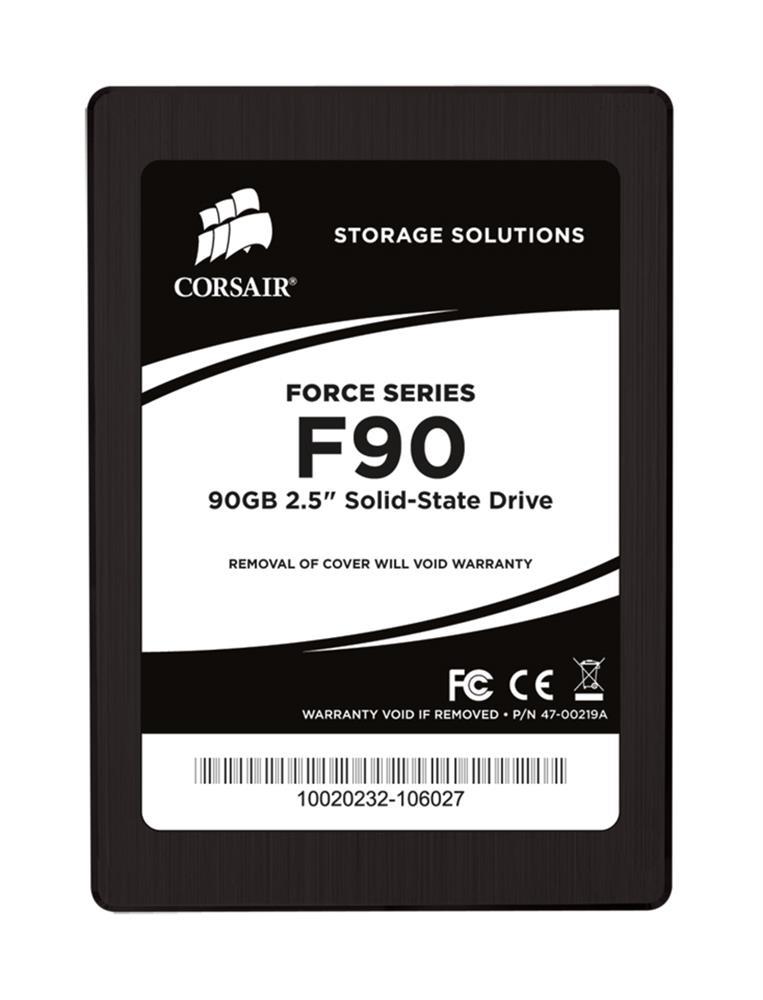 CSSDF90GB2 Corsair Force F90 Series 90GB MLC SATA 3Gbps 2.5-inch Internal Solid State Drive (SSD)