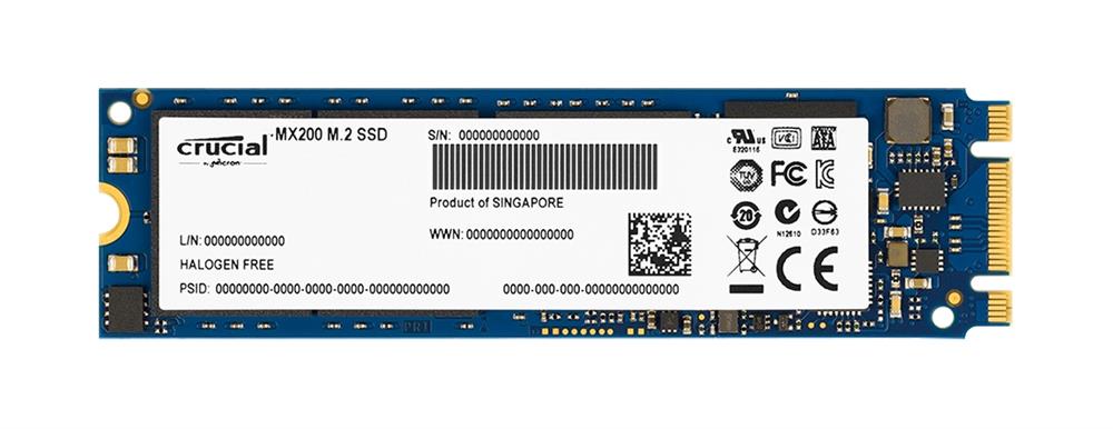 CT1000MX200SSD4 Crucial MX200 Series 1TB MLC SATA 6Gbps M.2 2280 Internal Solid State Drive (SSD)