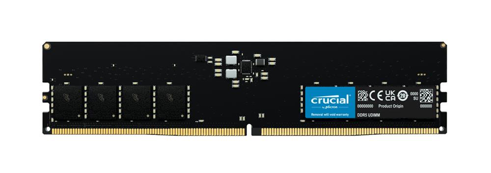 CT16G48C40U5 Crucial 16GB PC5-38400 DDR5-4800MHz non-ECC Unbuffered CL40 288-Pin DIMM 1.1V Single Rank Memory Module