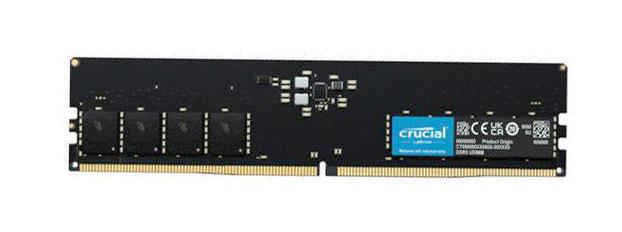 CT16G56C46U5 Crucial 16GB PC5-44800 DDR5-5600MHz ODECC Unbuffered CL46 288-Pin DIMM 1.1V Single Rank Memory Module