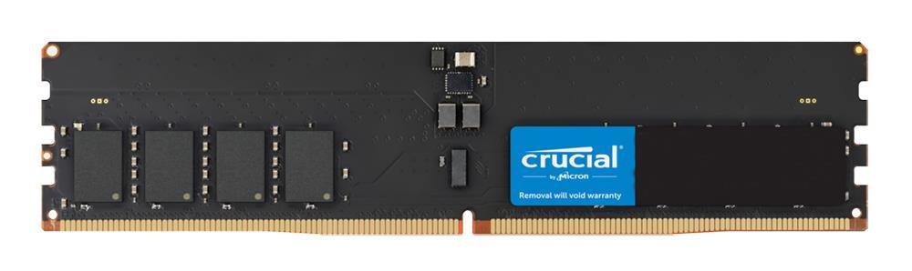 CT32G64C52CU5 Crucial 32GB PC5-51200 DDR5-6400MHz CL52 UDIMM 1.1V Memory Module