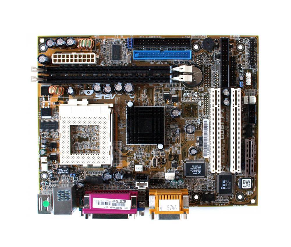 CUWE ASUS Socket 370 Intel 810 Chipset Intel Pentium III Processors Support SDRAM 3x DIMM Micro-ATX Motherboard (Refurbished)-RM
