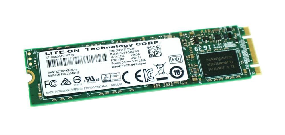 CV5-8Q256-HP Lite On 256GB SATA 6Gbps M.2 2280 Internal Solid State Drive (SSD)