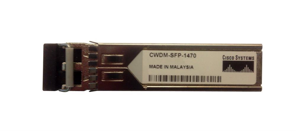 CWDM-SFP-1470-RF Cisco 1Gbps 1000Base-CWDM Single-mode Fiber 80km 1470nm Duplex LC Connector SFP Transceiver Module (Refurbished)