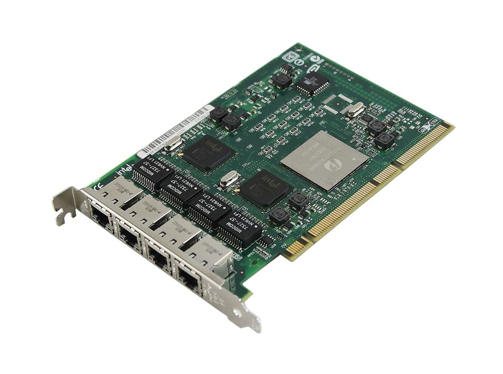 D35392-002 Intel PRO/1000 GT Quad-Ports RJ-45 1Gbps 10Base-T/100Base-TX/1000Base-T Gigabit Ethernet PCI-X Server Network Adapter