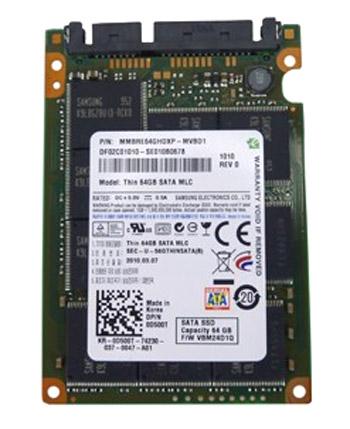 D500T Dell 64GB MLC SATA 3Gbps uSATA 1.8-inch Internal Solid State Drive (SSD)