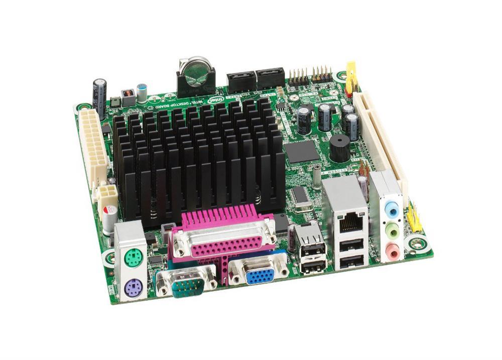 D525MW Intel Desktop Motherboard iNM10 Express Chipset mini ITX 1 x Processor Support (Refurbished)