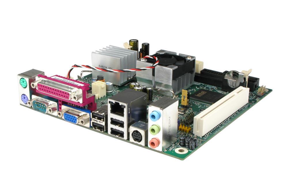 D945GCLF Intel Socket 437 Intel 945GC Express + ICH7 Chipset Intel Atom Processors Support DDR2 1x DIMM 2x SATA 3.0Gb/s Micro-ATX Motherboard (Refurbished)

