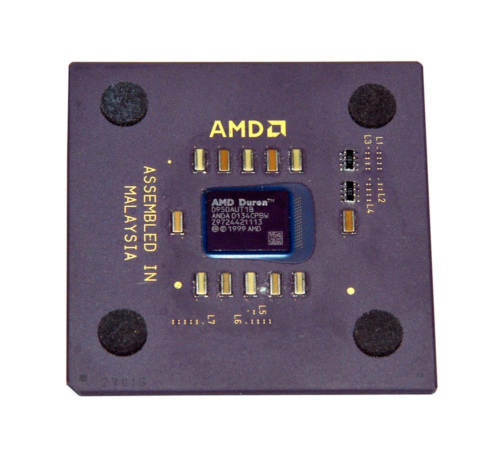 D950AUT1B2 AMD Duron 950 9.50GHz 200MHz FSB 64KB L2 Cache Socket 462 Processor