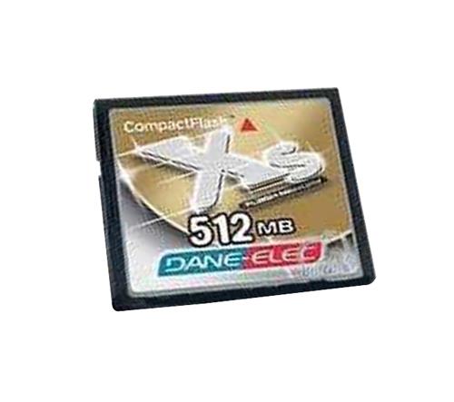 DA-CF-0512XS-R Dane-Elec 512MB High Speed Type I CompactFlash (CF) Memory Card