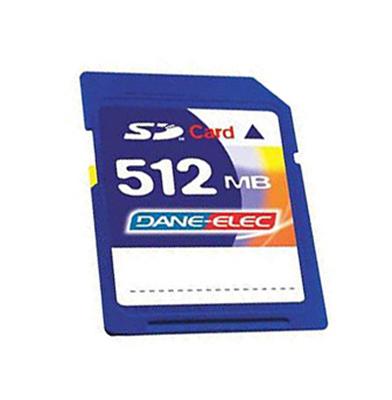 DA-SD-0512-R Dane-Elec 512MB SD Flash Memory Card