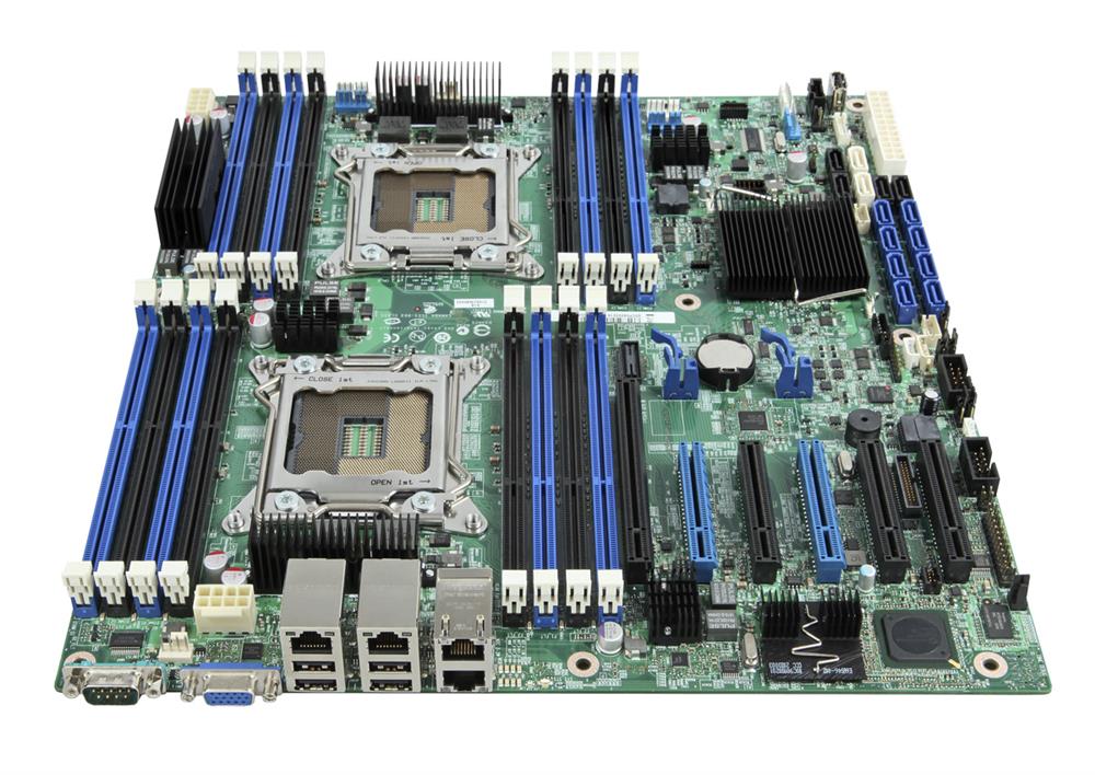 DBS2600CP4 Intel S2600CP4 Socket LGA 2011 Intel C600-A Chipset Xeon Processors Support DDR3 16x DIMM 2x SATA 6.0Gb/s SSI EEB Server Motherboard (Refurbished)