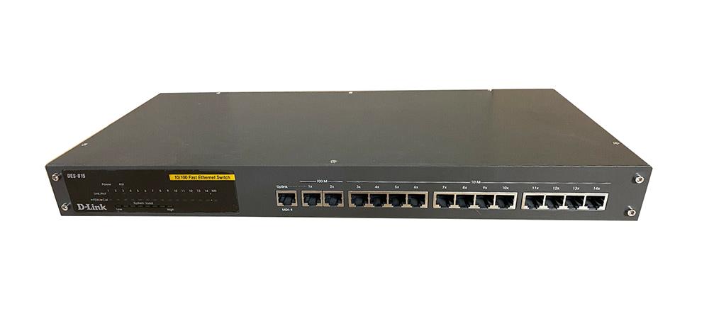 DES-815 D-Link 10/100Base-TX 14-port Fast Ethernet Switch (Refurbished)