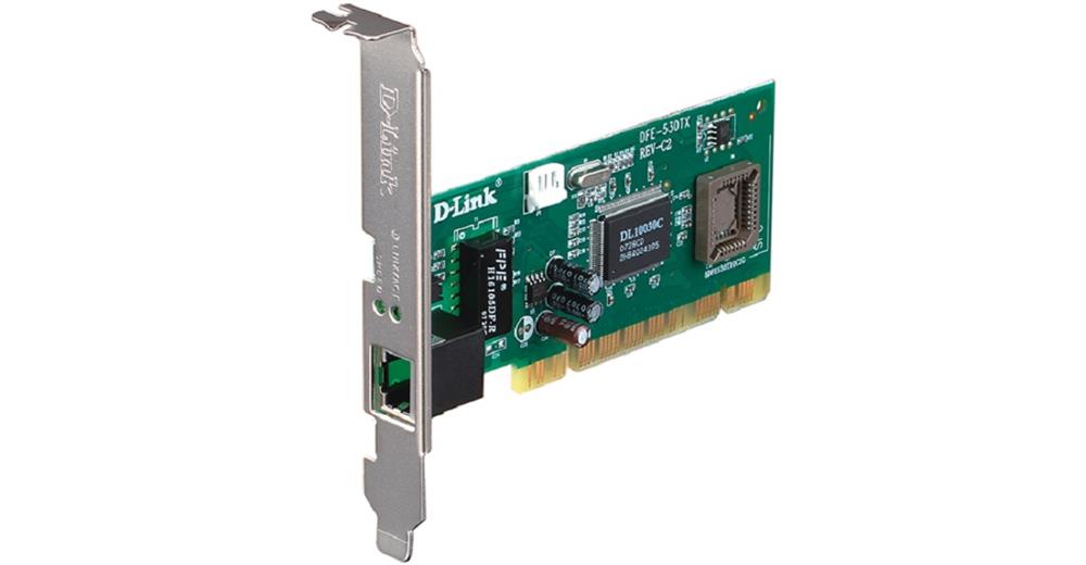 DFE-530TX D-Link Single-Port RJ-45 10/100Mbps PCI Fast Ethernet Low Profile Network Adapter