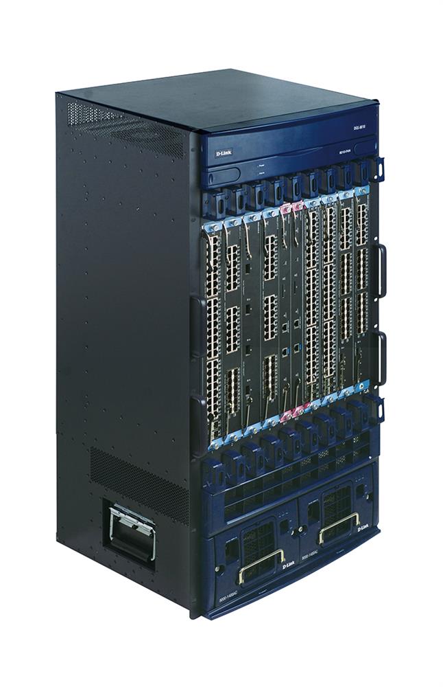 DGS-8010 D-Link xStack Switch Chassis Manageable Stack Port 10 x Expansion Slots 2 Layer Supported (Refurbished)