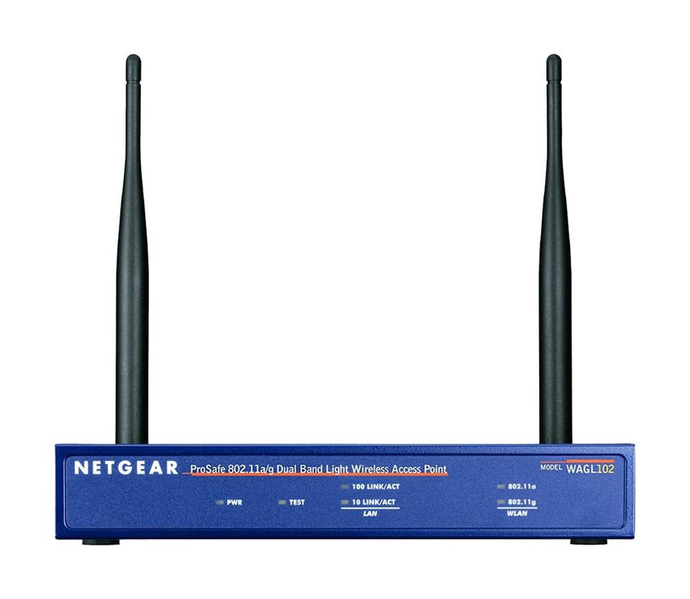 DHWAGL102100NAS Netgear ProSafe WAGL102 Light Wireless Access Point - IEEE 802.11a/b/g 108Mbps - 1 x 10/100Base-TX (Refurbished)