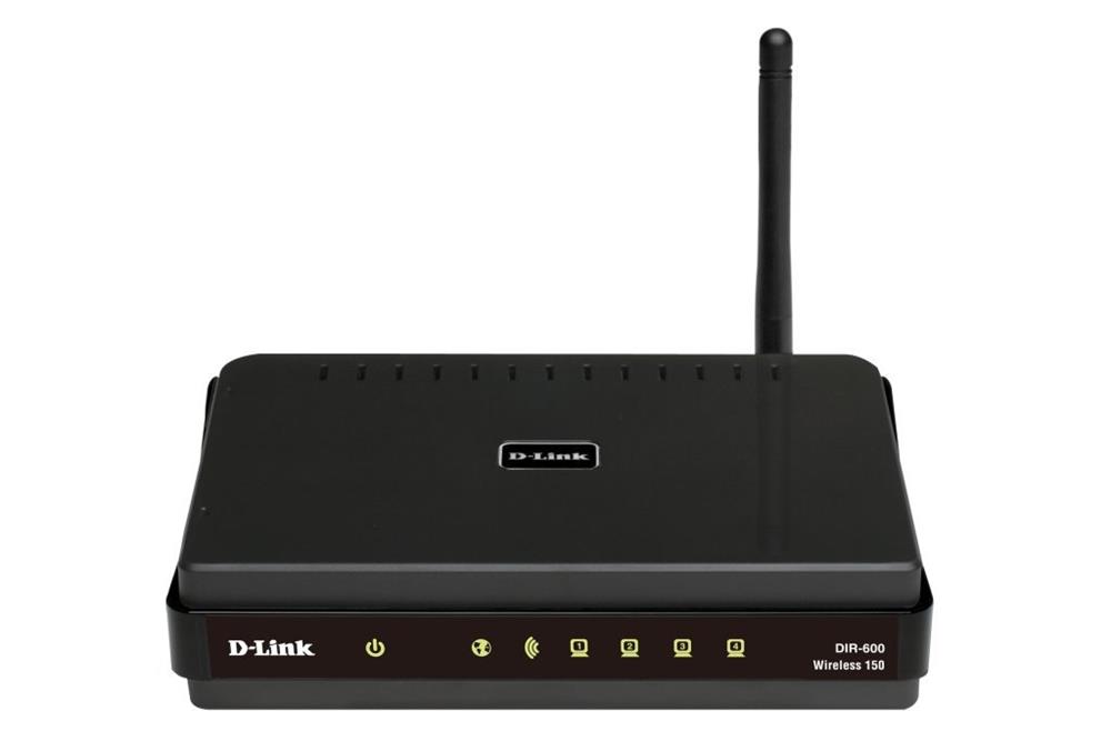 DIR-600L D-Link Wireless Router IEEE 802.11n ISM Band 150 Mbps Wireless Speed 4 x Network Port 1 x Broadband Port Desktop (Refurbished)