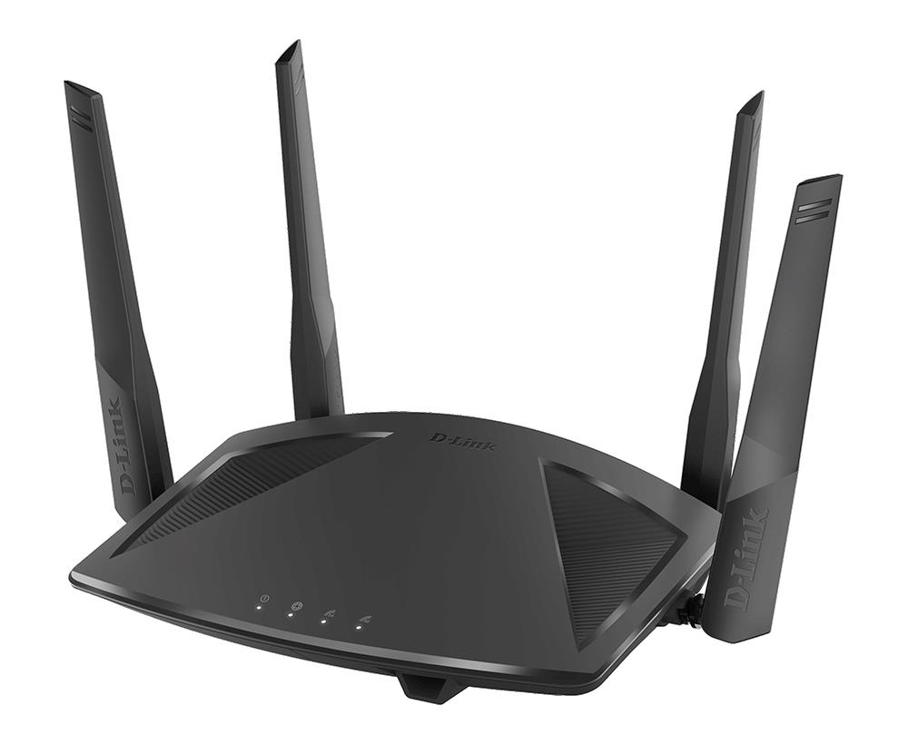 DIR-X1860 D-Link EXO AX Wi-Fi 6 IEEE 802.11ax Ethernet Wireless Router - 2.40 GHz ISM Band - 5 GHz UNII Band - 4 x Antenna(4 x External) - 225 MB/s Wireless Speed - 4 x Network Port - 1 x Broadband (Refurbished)