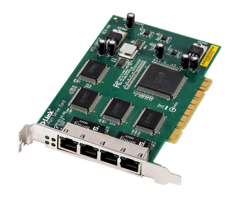 DLDFE580TX D-Link 4 Port 32 Bit Pci 10/100 Server Adapter (Refurbished)