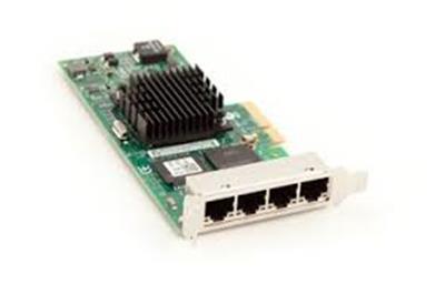 DNFCD Dell Quad-Ports RJ-45 1Gbps 10Base-T/100Base-TX/1000Base-T Gigabit Ethernet PCI Express 2.1 x4 Server Network Adapter by Intel