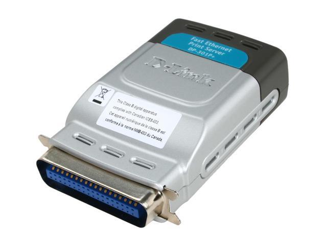DP-301P+ D-Link 10/100Mbps Fast Ethernet Print Server (Refurbished)