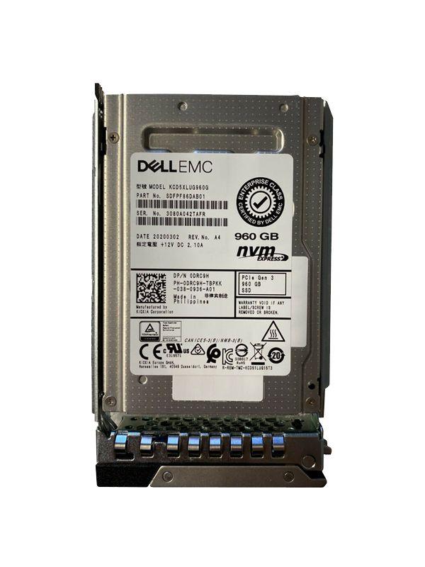 DRC9H Dell 960GB TLC PCI Express 3.0 x4 NVMe U.2 2.5-inch Internal Solid State Drive (SSD)