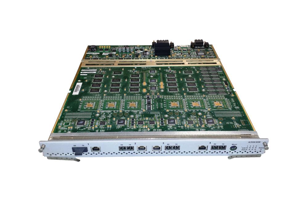 DS1404045 Nortel 8600 WSM. 4-Port RJ-45 1000BASE-SX Gigabit or 10BASE-T/100BASE-TX Ethernet Layer 4-7 Web Switching Module (Refurbished)
