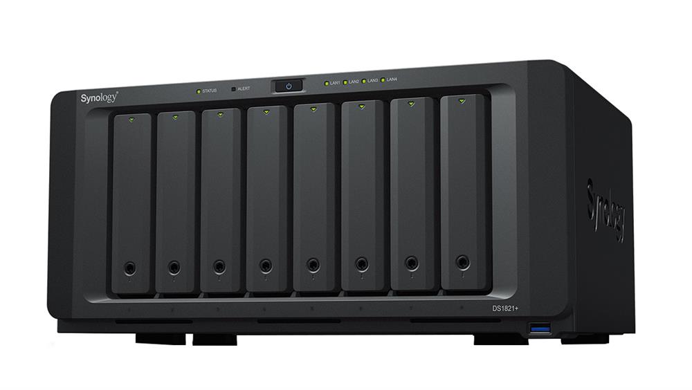 DS1821+ Synology Enterprise Plus Series 32GB RAM 96TB Network Attached Storage (NAS) 8 Drive Bay DiskStation Storage System (Refurbished)