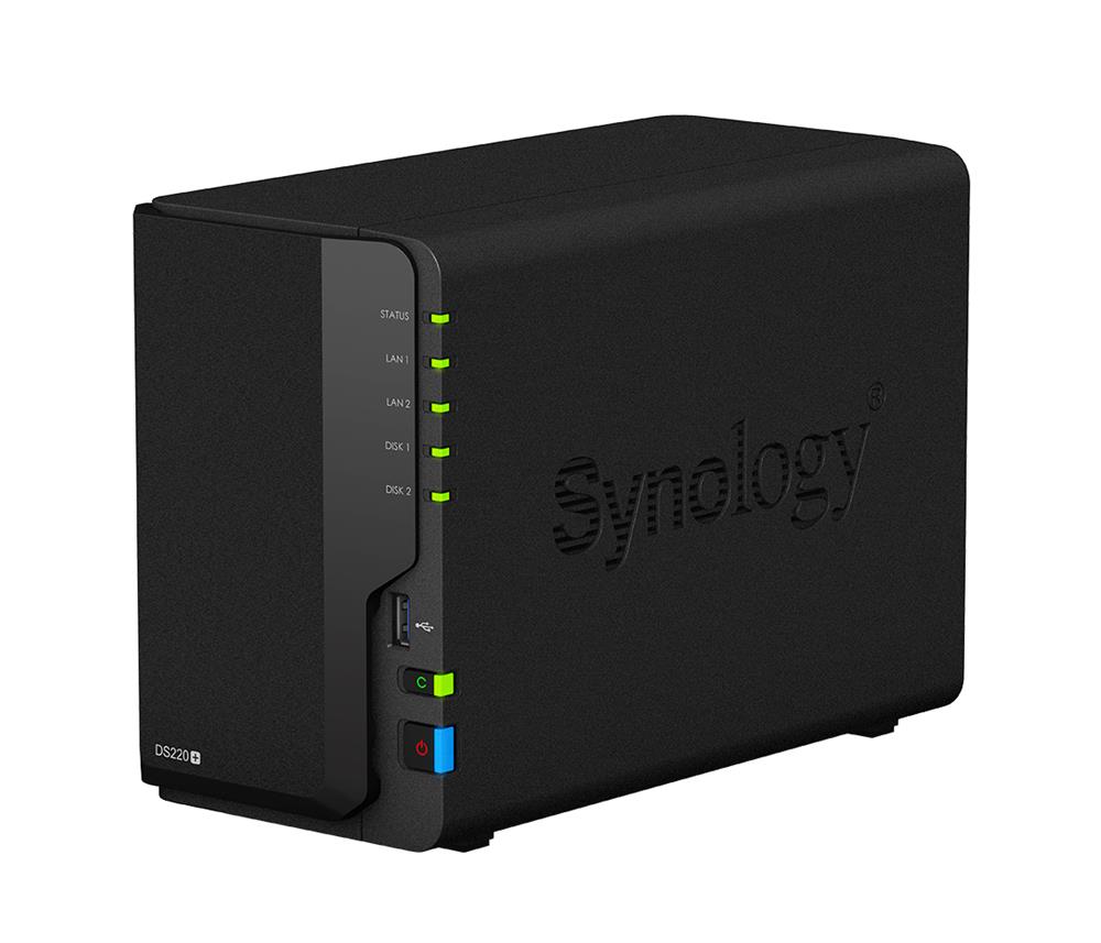 DS220+ Synology 64GB 24TB 2 Bay NAS Diskless DiskStation (Refurbished)