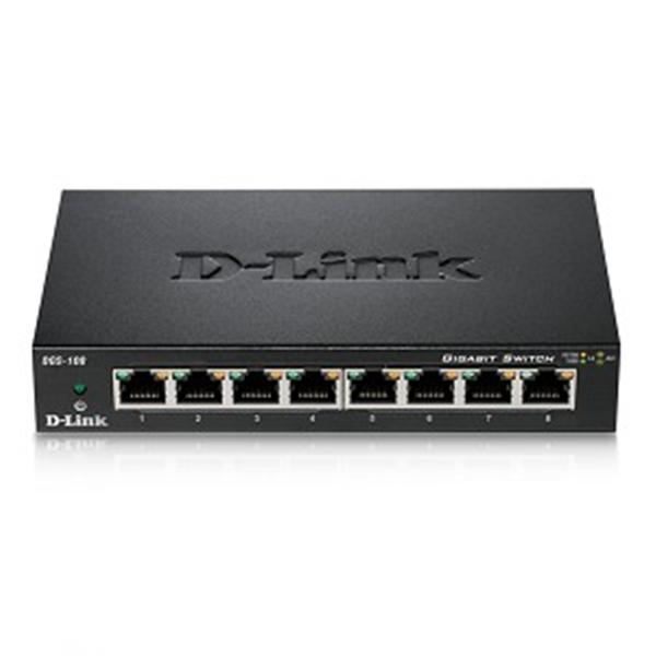 DSS-8+ F2 D-Link 8-Ports 10/100 Ethernet Switch HW version F2 (Refurbished)