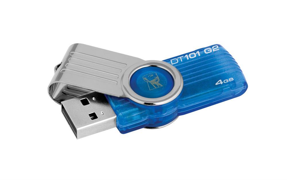 DT101G2/4GBZ-B2 Kingston DataTraveler 101 G2 4GB USB 2.0 Flash Drive (Cyan)