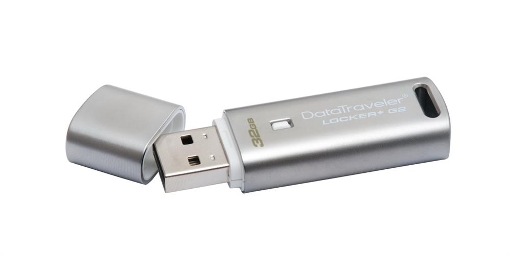 DTLPG2/32GB Kingston DataTraveler Locker+ G2 32GB USB 2.0 Flash Drive with Automatic Data Security