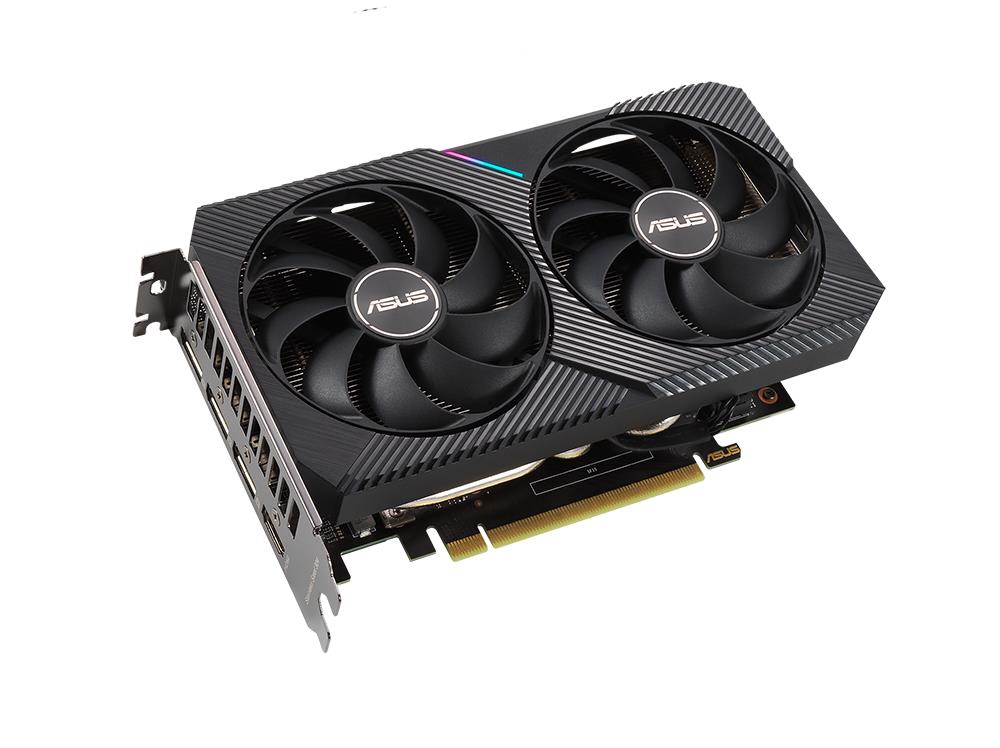DUAL-RTX3060-8G ASUS Nvidia GeForce RTX 3060 8GB GDDR6 128-Bit HDMI / 3x DisplayPort PCI-Express 4.0 Video Graphics Card