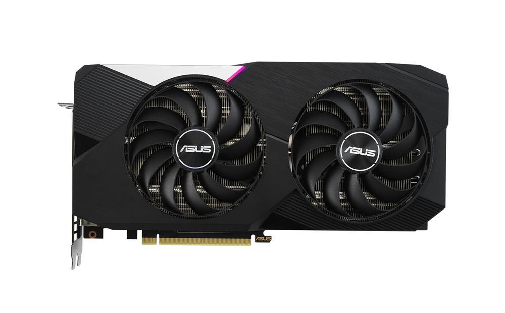 DUAL-RTX3060TI-8G-V2 ASUS Nvidia GeForce RTX 3060 Ti 8GB GDDR6 256-Bit HDMI / 3x DisplayPort PCI-Express 4.0 Video Graphics Card