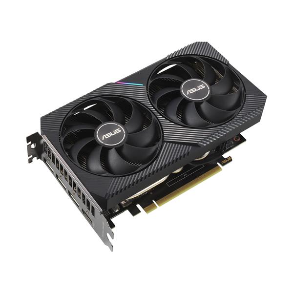 DUAL-RTX3060TI-O8G-MINI-V2 ASUS Nvidia GeForce RTX 3060 Ti 8GB GDDR6 256-Bit HDMI / 3x DisplayPort PCI-Express 4.0 Video Graphics Card