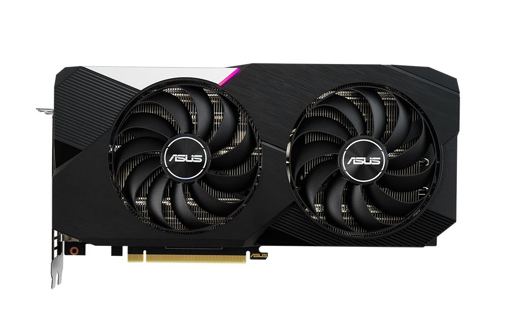 DUAL-RTX3060TI-O8GV2 ASUS Nvidia GeForce RTX 3060 Ti 8GB GDDR6 256-Bit DisplayPort PCI-Express 4.0 Video Graphics Card