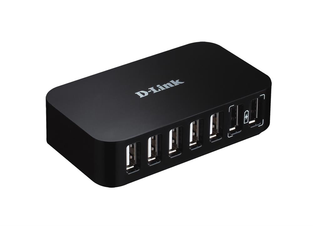 DUB-H7/B D-Link 7-Ports High Speed USB 2.0 Hub (Refurbished)